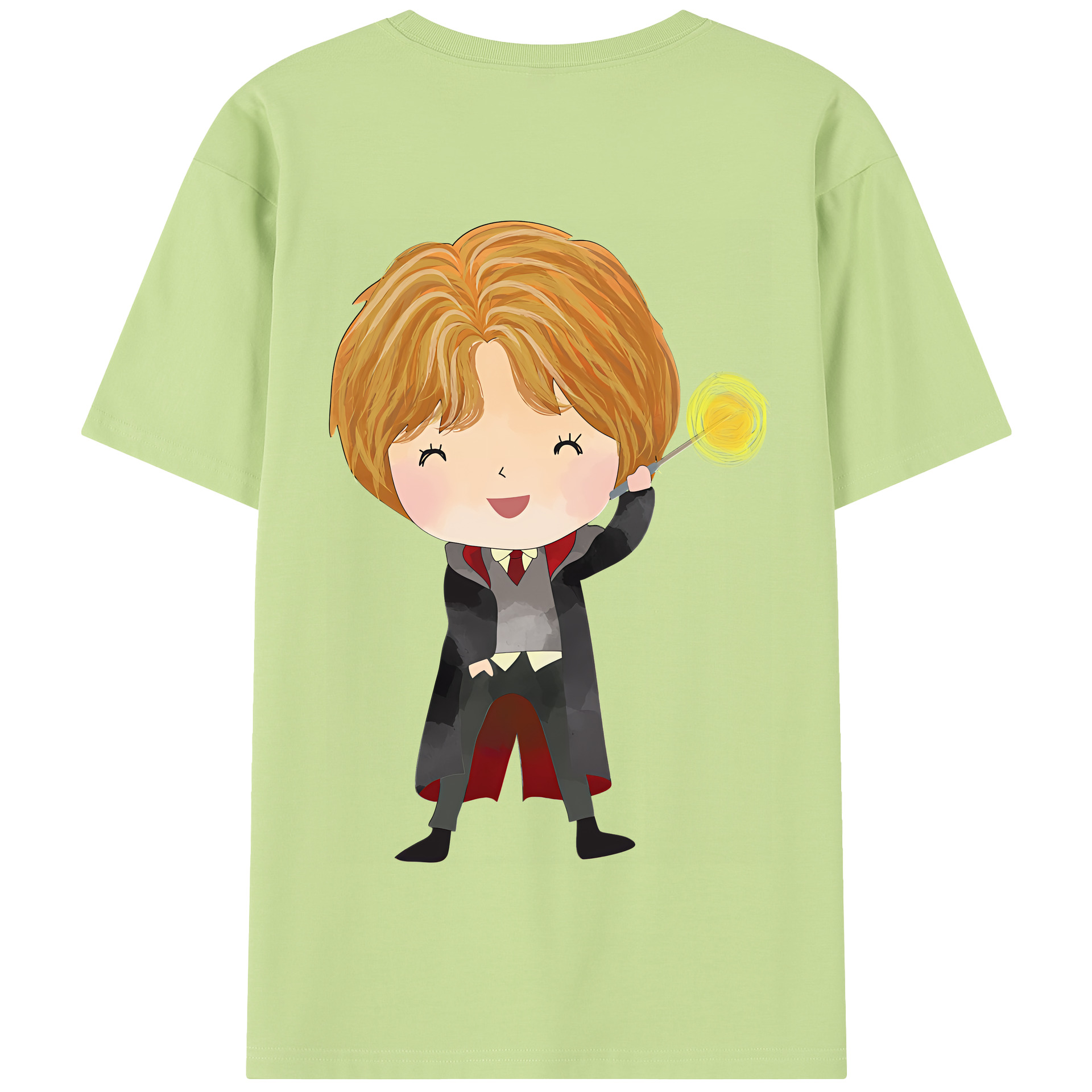 （画像用） Harry Potter ハリー・ポッターシリーズ 綿100％半袖Tシャツ（背面プリント）